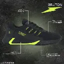 BRUTON classic running shoes | sports shoes for mens in black colour