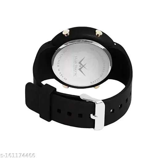 Digital wrist watch for mens by watchversa AbZ in rounded shape