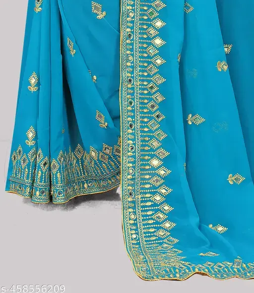 DISHA beautiful saree for women with beautiful design and border