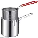 Stainless steel deep frier - with oil seperating container