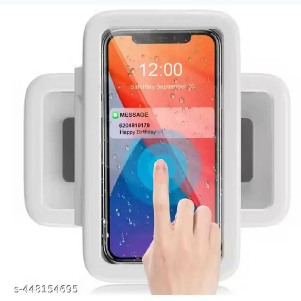 Waterproof shower mobile holder ... (Easy return)