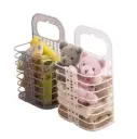 Wall hanging foldable laundry basket 