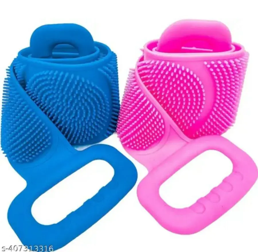 Silicone bathing scruber - body friendly and soft bristles 