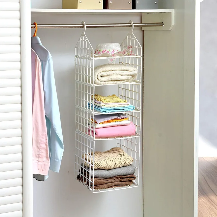 5 floor hanging clothes organiser rack - foldable and compact (Easy return)