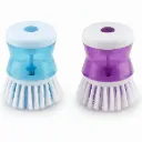 Soap dispensing scruber brush - easy refill and soap dispenser