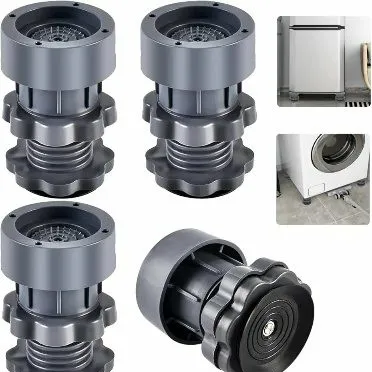 Height adjusting anti vibration pads for washing machine, fridge, bed and etc. (Easy return)