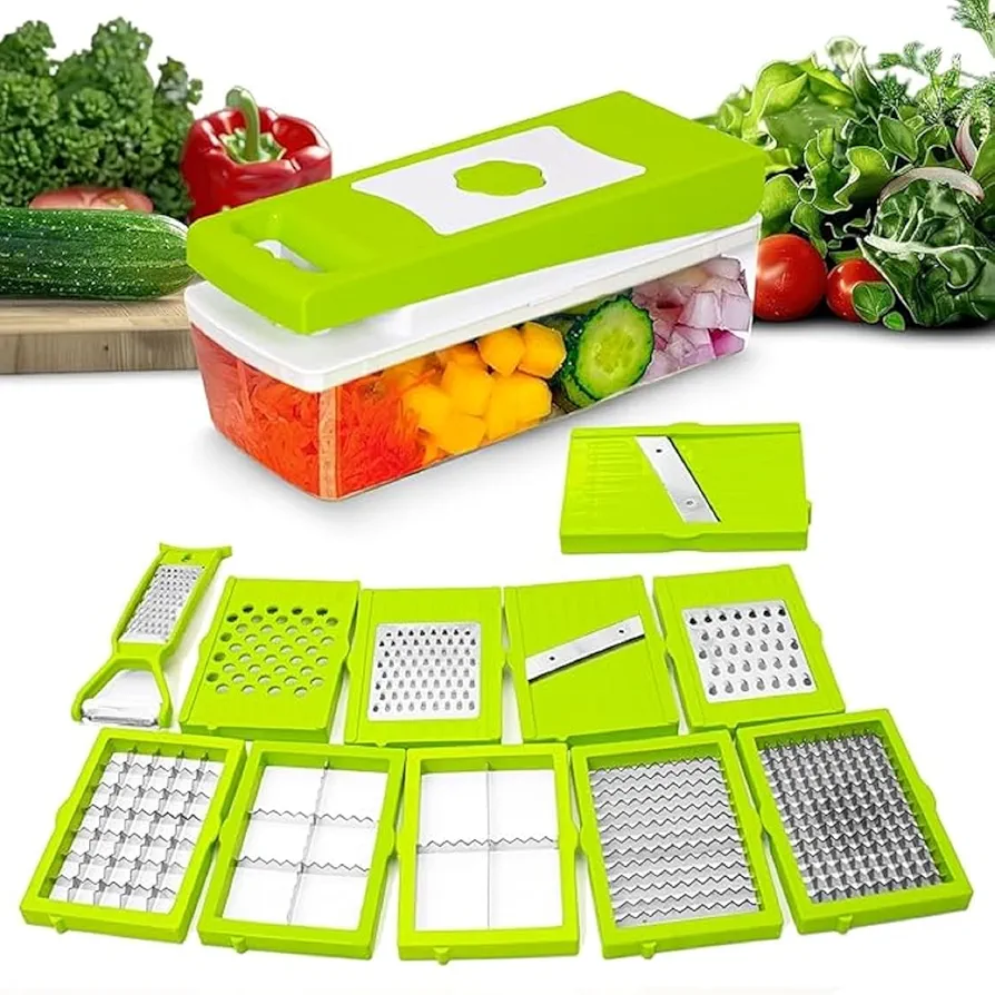 12 in 1 multifunction vegetable cutting set - convinent and multifunctional (Easy return)