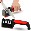 3 in 1 handled knife sharpener tool for sharping knife - easy to use