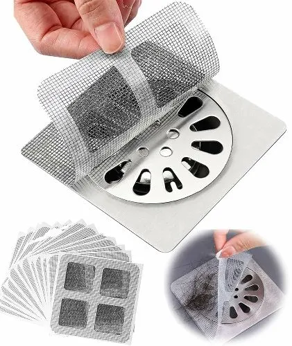 Self adhesive sticker drain waste catcher - easy to install and catches stains (Easy return)