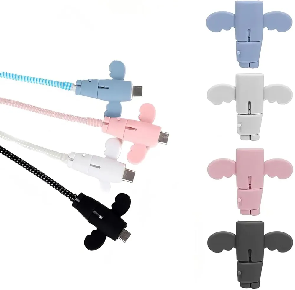 Silicone cable protector ( pack of 8pcs) - protects cable from damaging