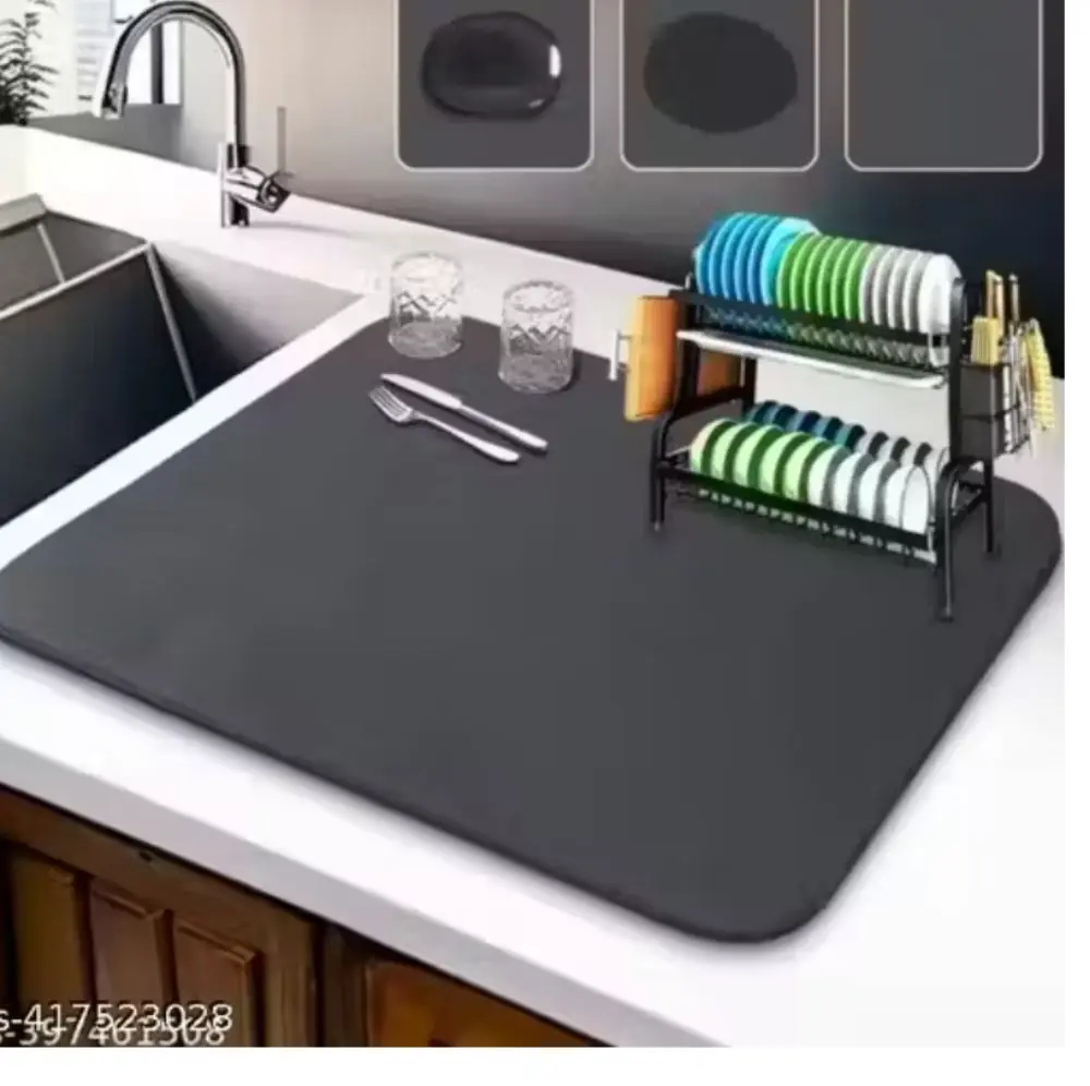 Kitchen water absorbing mat - fast absorption and flexible 