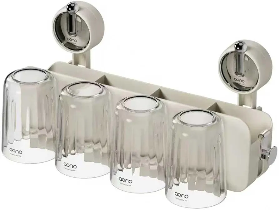 Wall suction pad sticking toothbrush holder - east to install