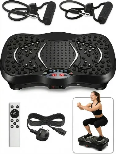Vibrating exercise machine for home workout