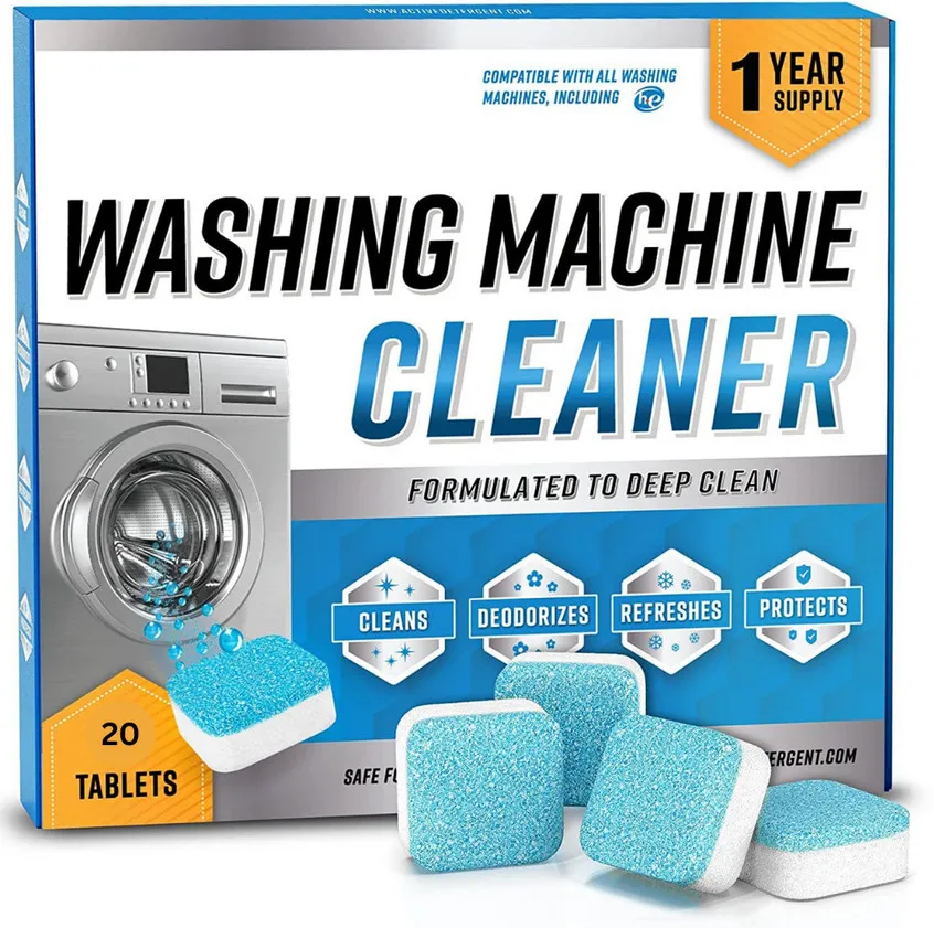 Washing machine cleaning tablets pack of 20
