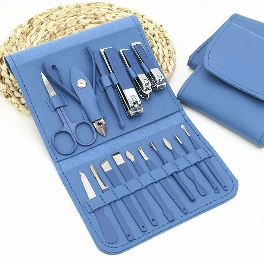 Manicure nail clipper tool set - 16 tools