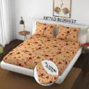 Elastic fitted bed sheet