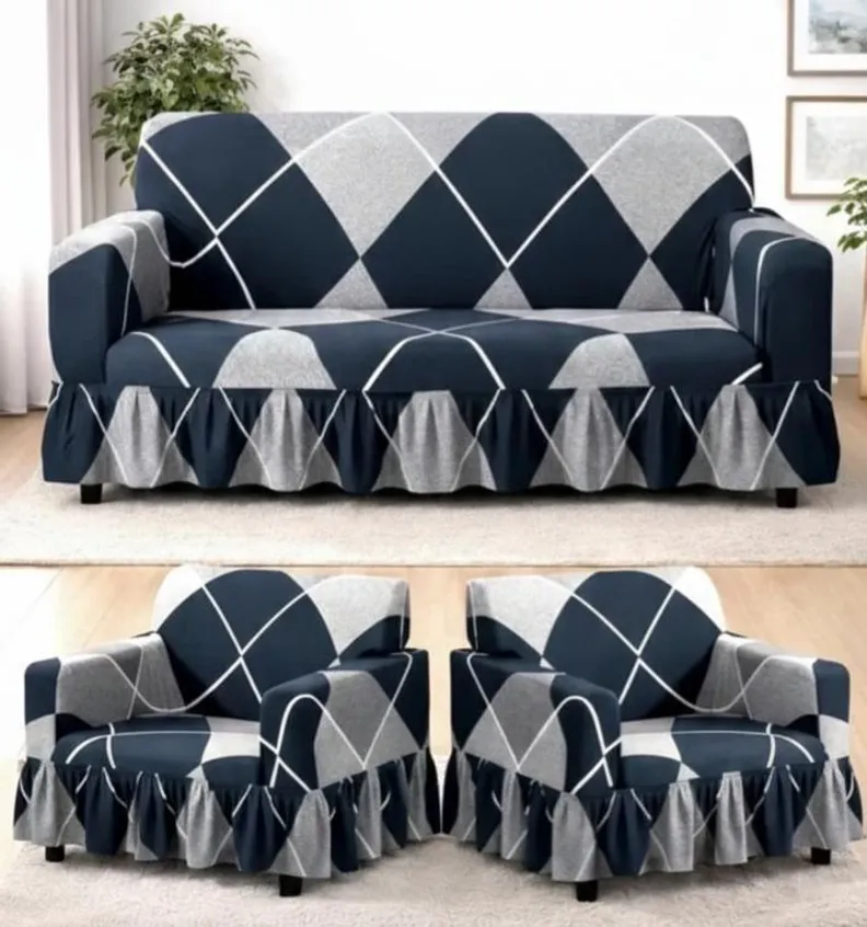 Stylish L sofa cover