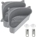 Sink waste stainer basket