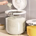 Air tight rice/flour storage container