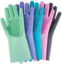 Silicone washing gloves