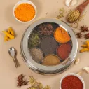 Stainless steel spices storage container set