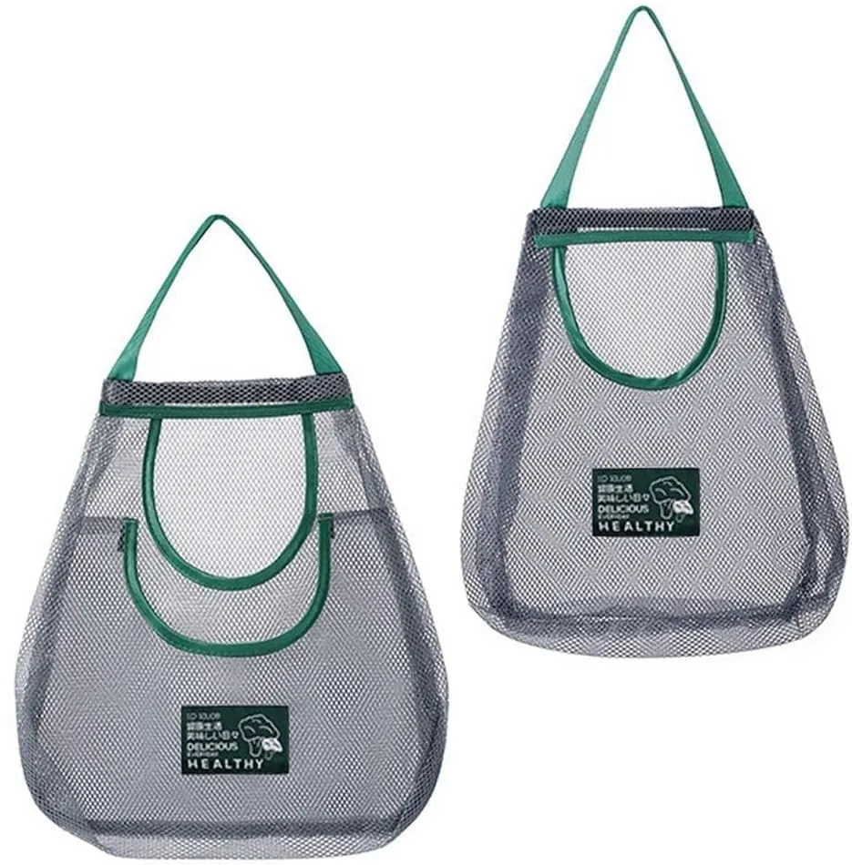 Hanging fabric vegetable/fruit storage bags pace of 2
