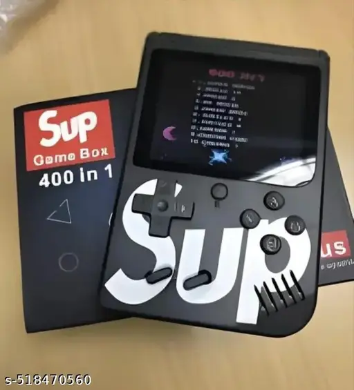 Mini gaming console for kids including 400 games in 1 device