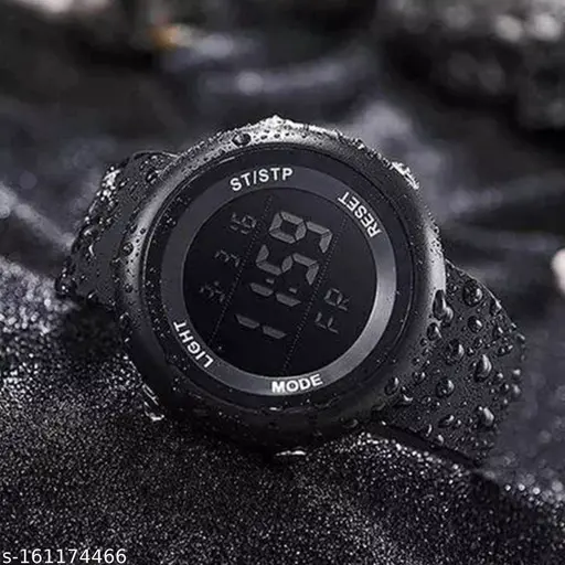 [A00055] Digital wrist watch for mens by watchversa AbZ in rounded shape