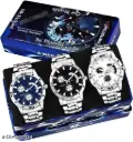 Mens watch pack of 3 cool analog watch