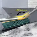 2 in 1 bathroom cleaning brush and wiper 120⁰ rotatable, easily extendable 