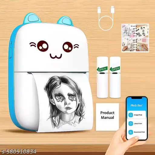 Mini battery powerd portable, multipurpose, fast lazer printer (Easy return)