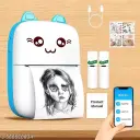 Mini battery powerd portable, multipurpose, fast lazer printer