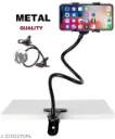 Full metal high quality bendable mobile holder in black colour 