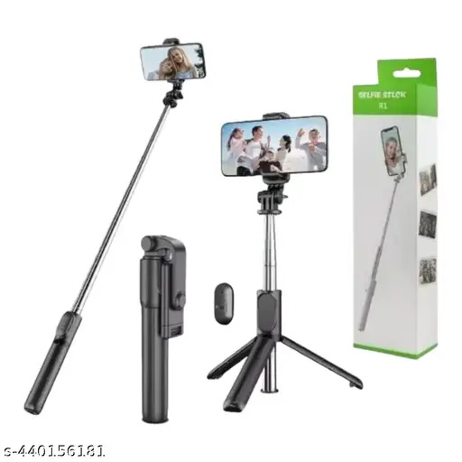  3 in 1 selfie stick, lightweight, compact,portable, extendable and with in-build stand (Easy return)