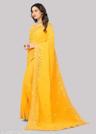 [A00061] DISHA beautiful saree for women with beautiful design and border with blouse