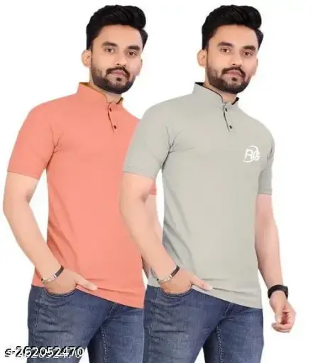Classic mens t-shirt combo pack of 2 t shirt 