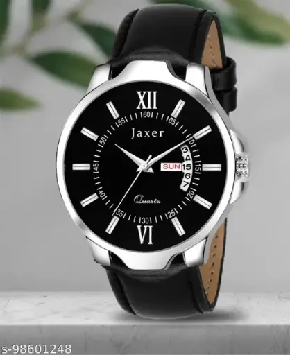 [A00079] Stylish mens leather belt analog watch 