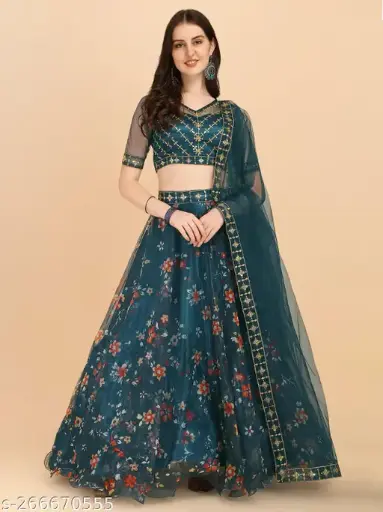 [A00096] Abhisarika women lehenga and dupatta 